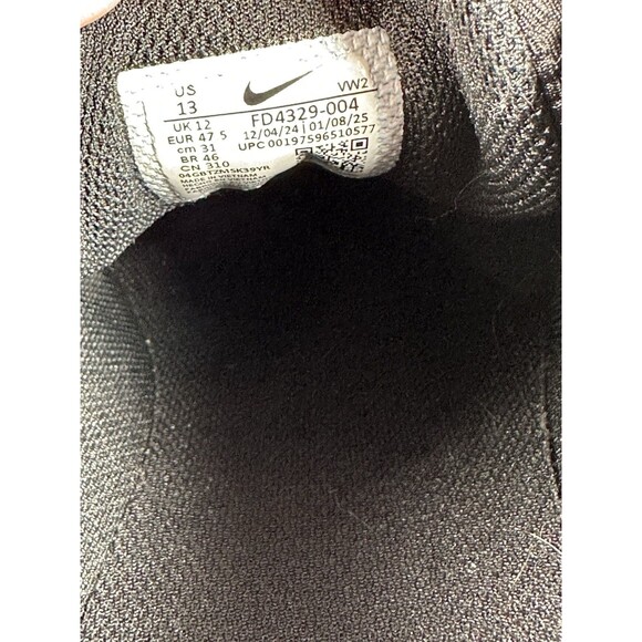 Size 12 Nike Air Max Nuaxis Black Anthracite Low Top Lace-Up Sneakers FD4329-004 main image 7